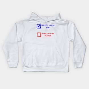 Sleepy joe vote 2020 Kids Hoodie